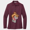 Women's Silk Touch Long Sleeve Polo Thumbnail