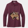 Women's Silk Touch Long Sleeve Polo Thumbnail