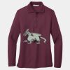 Women's Silk Touch Long Sleeve Polo Thumbnail
