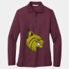 Women's Silk Touch Long Sleeve Polo Thumbnail