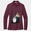 Women's Silk Touch Long Sleeve Polo Thumbnail