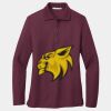 Women's Silk Touch Long Sleeve Polo Thumbnail