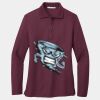 Women's Silk Touch Long Sleeve Polo Thumbnail