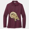 Women's Silk Touch Long Sleeve Polo Thumbnail