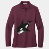 Women's Silk Touch Long Sleeve Polo Thumbnail