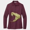 Women's Silk Touch Long Sleeve Polo Thumbnail