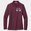 Women's Silk Touch Long Sleeve Polo Thumbnail