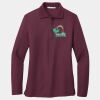 Women's Silk Touch Long Sleeve Polo Thumbnail