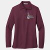 Women's Silk Touch Long Sleeve Polo Thumbnail
