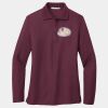 Women's Silk Touch Long Sleeve Polo Thumbnail