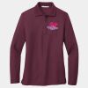 Women's Silk Touch Long Sleeve Polo Thumbnail