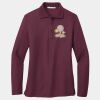 Women's Silk Touch Long Sleeve Polo Thumbnail