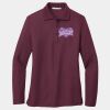 Women's Silk Touch Long Sleeve Polo Thumbnail