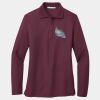Women's Silk Touch Long Sleeve Polo Thumbnail