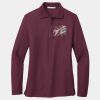 Women's Silk Touch Long Sleeve Polo Thumbnail