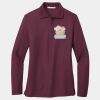 Women's Silk Touch Long Sleeve Polo Thumbnail