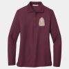 Women's Silk Touch Long Sleeve Polo Thumbnail