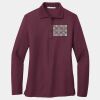 Women's Silk Touch Long Sleeve Polo Thumbnail