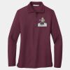 Women's Silk Touch Long Sleeve Polo Thumbnail