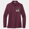 Women's Silk Touch Long Sleeve Polo Thumbnail