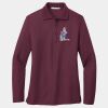Women's Silk Touch Long Sleeve Polo Thumbnail