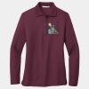Women's Silk Touch Long Sleeve Polo Thumbnail