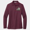 Women's Silk Touch Long Sleeve Polo Thumbnail