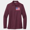 Women's Silk Touch Long Sleeve Polo Thumbnail