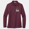 Women's Silk Touch Long Sleeve Polo Thumbnail