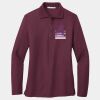 Women's Silk Touch Long Sleeve Polo Thumbnail