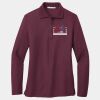 Women's Silk Touch Long Sleeve Polo Thumbnail