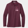 Women's Silk Touch Long Sleeve Polo Thumbnail