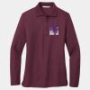 Women's Silk Touch Long Sleeve Polo Thumbnail