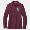 Women's Silk Touch Long Sleeve Polo Thumbnail