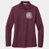 Women's Silk Touch Long Sleeve Polo Thumbnail