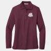 Women's Silk Touch Long Sleeve Polo Thumbnail