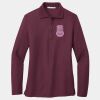 Women's Silk Touch Long Sleeve Polo Thumbnail