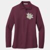 Women's Silk Touch Long Sleeve Polo Thumbnail