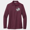 Women's Silk Touch Long Sleeve Polo Thumbnail