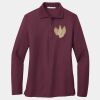 Women's Silk Touch Long Sleeve Polo Thumbnail