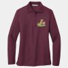 Women's Silk Touch Long Sleeve Polo Thumbnail