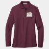 Women's Silk Touch Long Sleeve Polo Thumbnail