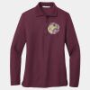 Women's Silk Touch Long Sleeve Polo Thumbnail
