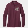 Women's Silk Touch Long Sleeve Polo Thumbnail