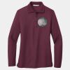Women's Silk Touch Long Sleeve Polo Thumbnail