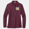 Women's Silk Touch Long Sleeve Polo Thumbnail