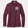 Women's Silk Touch Long Sleeve Polo Thumbnail