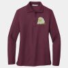 Women's Silk Touch Long Sleeve Polo Thumbnail