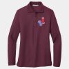 Women's Silk Touch Long Sleeve Polo Thumbnail