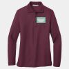 Women's Silk Touch Long Sleeve Polo Thumbnail